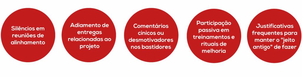 Causas mais comuns de resistência à mudanças
